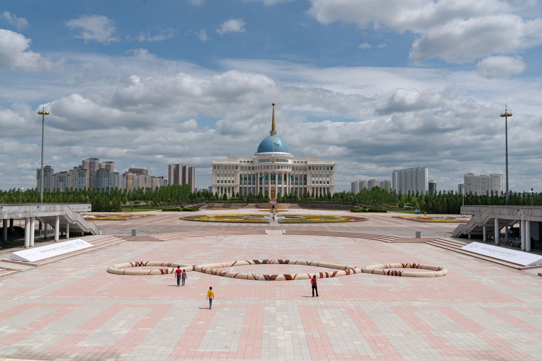 Third Paradise – symbolic art for solidarity in global fight against COVID-19 presented in Kazakhstan